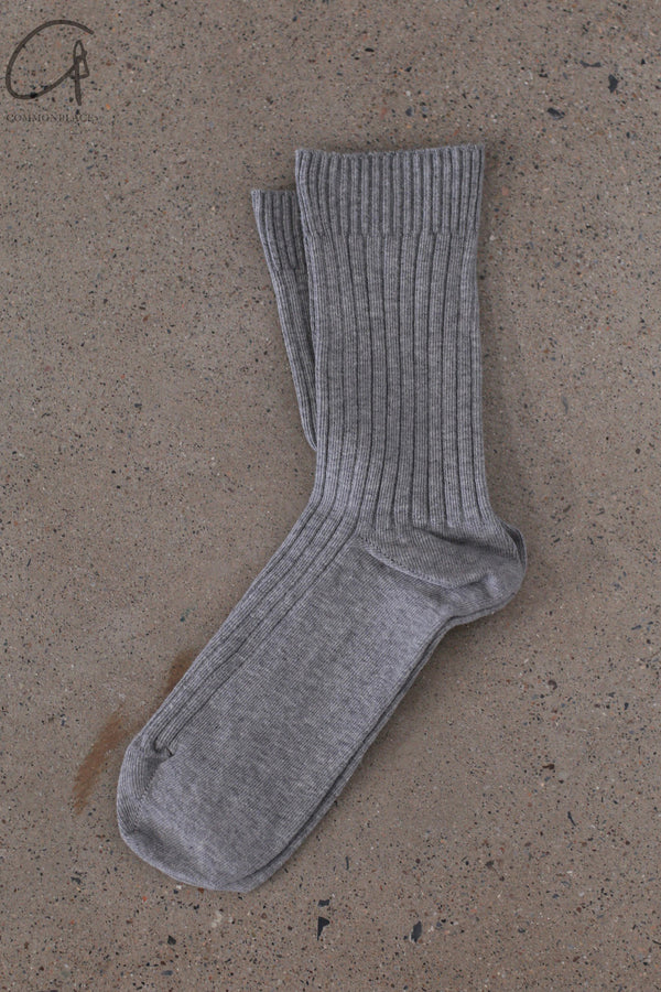 BASERANGE COTTON Socks Collection BAS-KARS-CR-000-GREY MELANGE KOAS